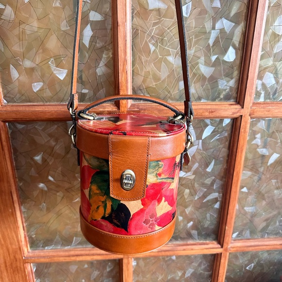 Patricia Nash Bags Patricia Nash Noli Leather Cylinder Crossbody